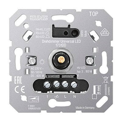 Dimmer giratorio universal para LED Dimmer giratorio universal para LED